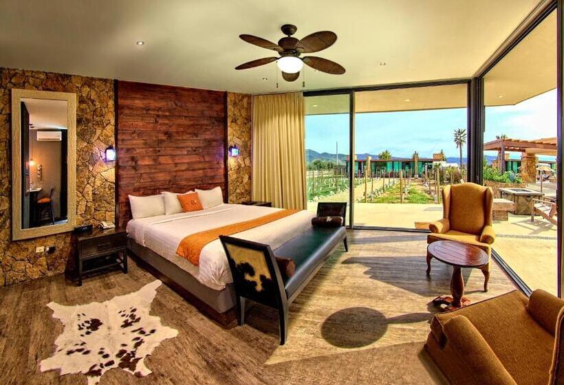 침실 1개 디럭스 빌라, Boutique Valle De Guadalupe & Spa