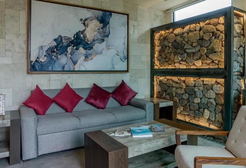 庭の見えるジュニアスイート, Boutique Valle De Guadalupe & Spa
