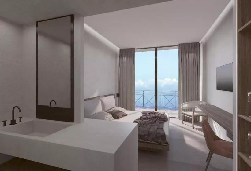 オーシャンビューデラックスルームバルコニー付き, Pheia, Vriniotis Resorts