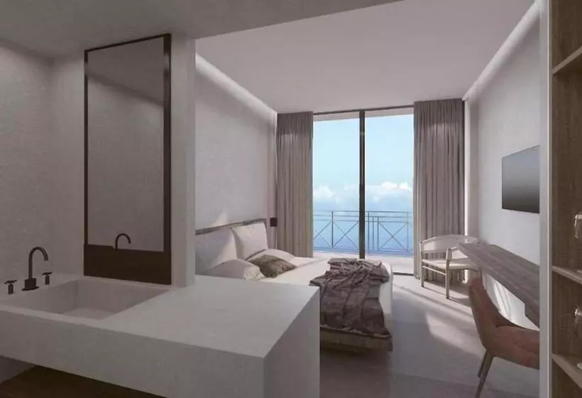オーシャンビューデラックスルームバルコニー付き, Pheia, Vriniotis Resorts