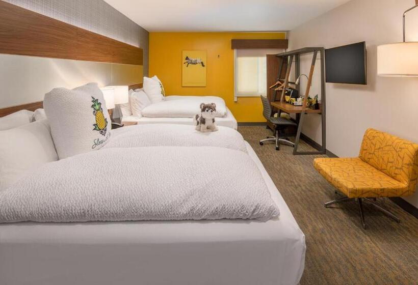 Апартаменты 1 Спальня, Staypineapple, Hotel Z, Gaslamp San Diego