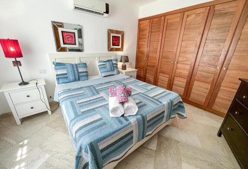 آپارتمان 1 خوابه با چشمانداز دریا, Villas Los Corales Long Term Bavaro Bbq Wifi Beach Club & Spa