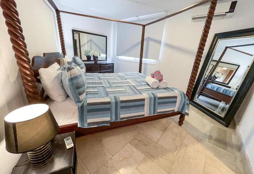 آپارتمان 1 خوابه با چشمانداز دریا, Villas Los Corales Long Term Bavaro Bbq Wifi Beach Club & Spa