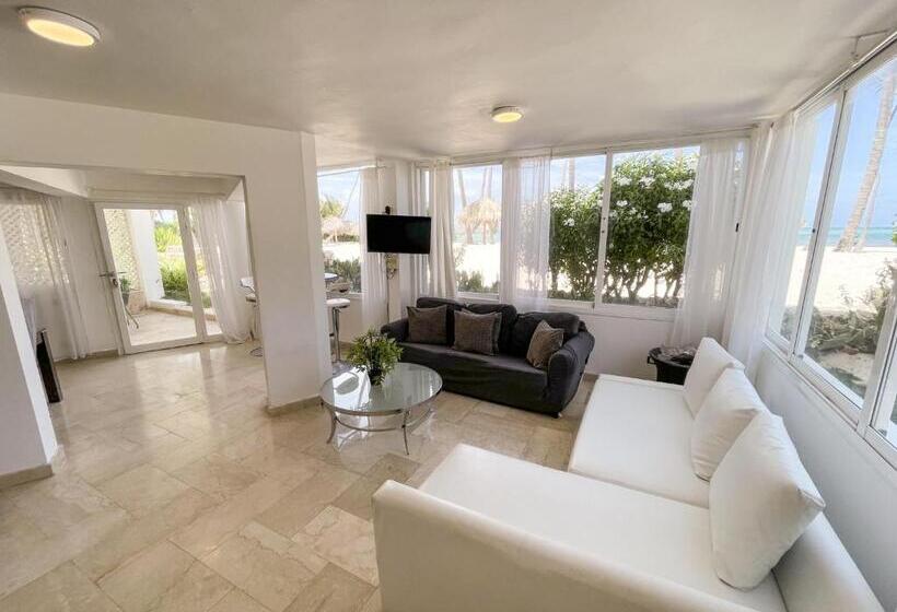 آپارتمان 1 خوابه با چشمانداز دریا, Villas Los Corales Long Term Bavaro Bbq Wifi Beach Club & Spa