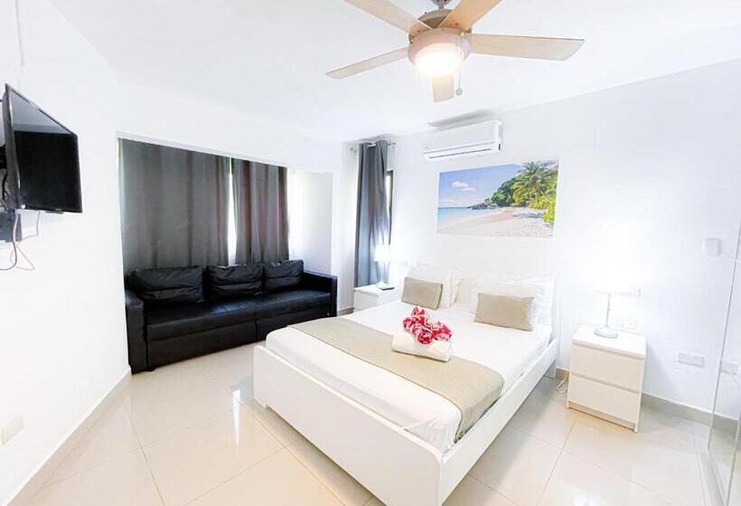 ویلای لوکس 1 خوابه, Villas Los Corales Long Term Bavaro Bbq Wifi Beach Club & Spa