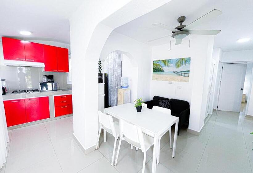 ویلای لوکس 1 خوابه, Villas Los Corales Long Term Bavaro Bbq Wifi Beach Club & Spa