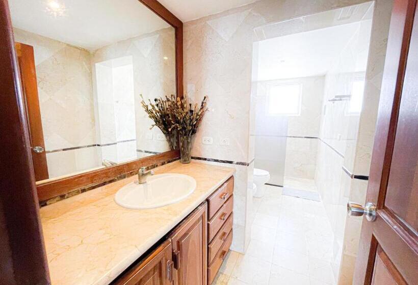 1 Bedroom Penthouse Apartment, Villas Los Corales Long Term Bavaro Bbq Wifi Beach Club & Spa