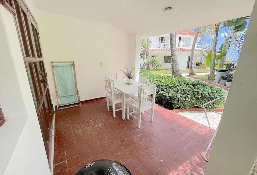 ویلای 1 خوابه با چشمانداز باغ, Villas Los Corales Long Term Bavaro Bbq Wifi Beach Club & Spa