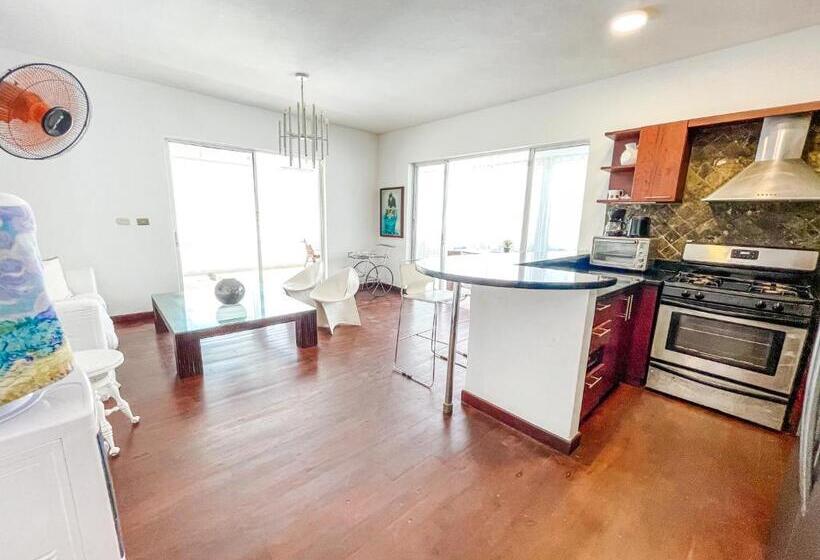 آپارتمان 1 خوابه با چشمانداز استخر, Villas Los Corales Long Term Bavaro Bbq Wifi Beach Club & Spa