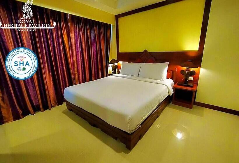 带2个卧室的套房, Royal Heritage Pavilion Jomtien