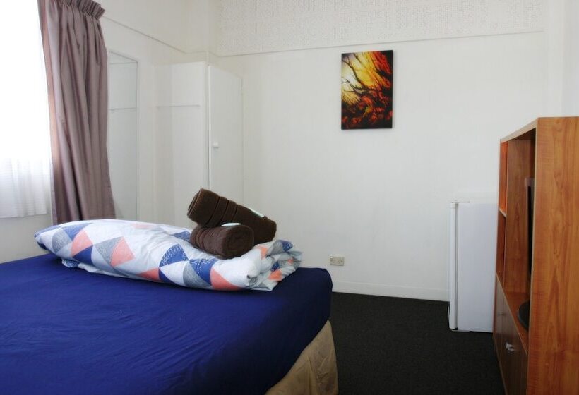 Quarto Estandar Banheiro Compartilhado, Backpackers Central Hamilton