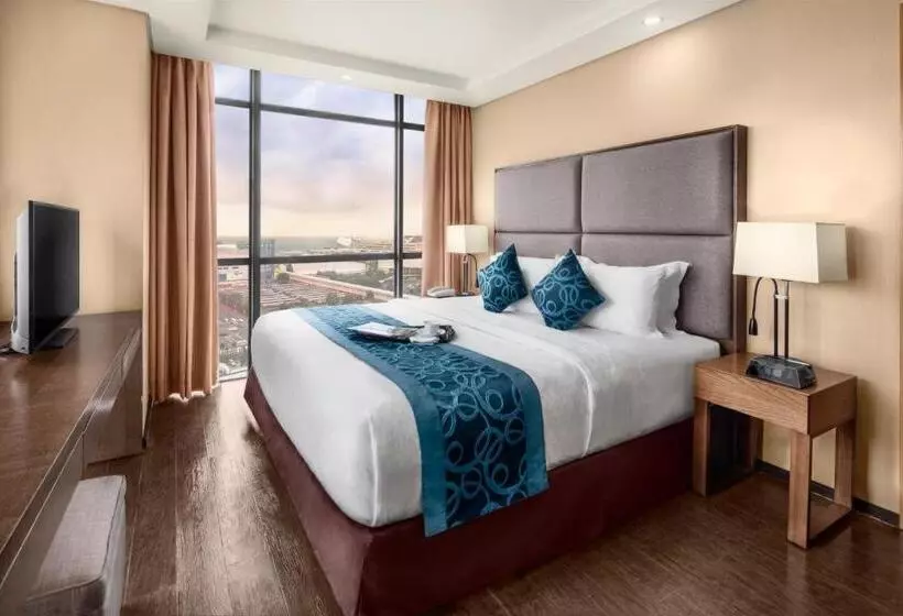 キングサイズベッドのエクゼクティブルーム, Golden Phoenix Hotel   Manila