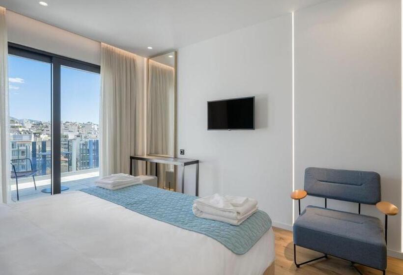 발코니가 있는 스위트, Acropolis Magenta Luxury Suites