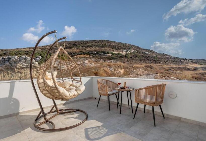 1침실 디럭스 아파트 바다 전망, Mandilaras Village