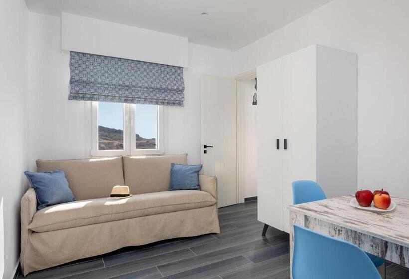 1침실 디럭스 아파트 바다 전망, Mandilaras Village