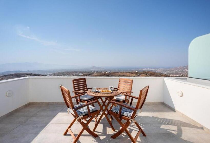 1침실 디럭스 아파트 바다 전망, Mandilaras Village