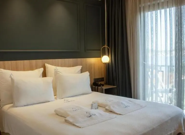 Deluxe-huone Merinäkymä Parveke, Cunda Pi̇er Otel