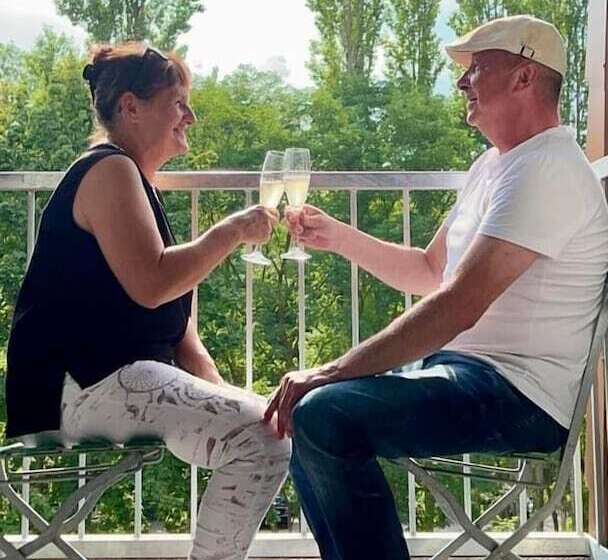 标准间带阳台, Sl Otel Im Parforcehaus