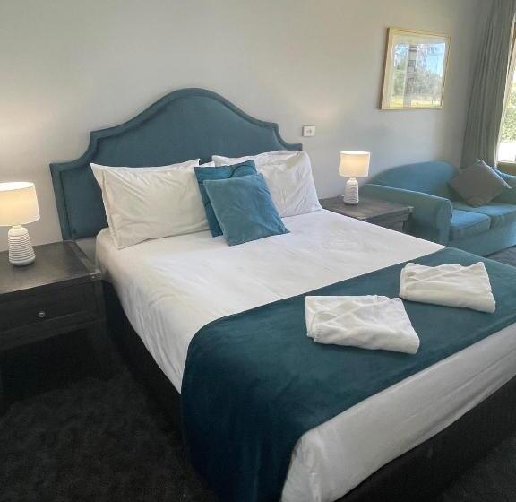 חדר דלוקס עם מרפסת, Town & Country Motor Inn