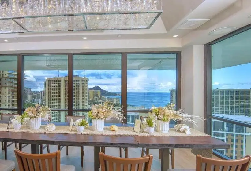 海の見える1ベッドルームアパートメント, Ilikai Hotel Condo With Kitchen And Ocean View