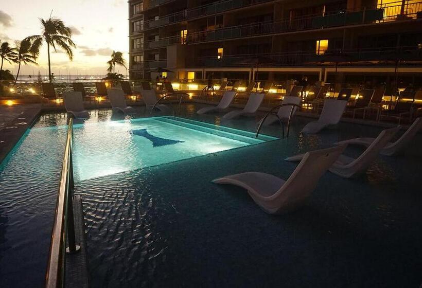 Апартаменты 1 Спальня Вид на Море, Ilikai Hotel Condo With Kitchen And Ocean View