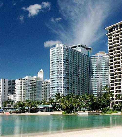 Апартаменты 1 Спальня Вид на Море, Ilikai Hotel Condo With Kitchen And Ocean View