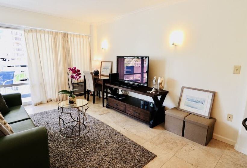 침실 1개 바다 전망 아파트, Ilikai Hotel Condo With Kitchen And Ocean View