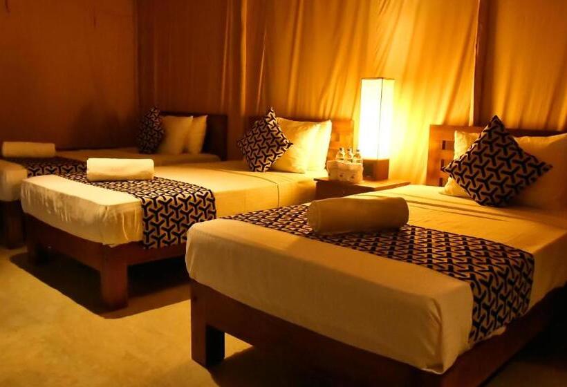 디럭스 트리플 룸, Athgira River Camping   Udawalawe
