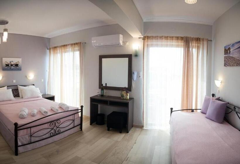 Triple Room Sea View, Galazio Limani   Rooms To Let