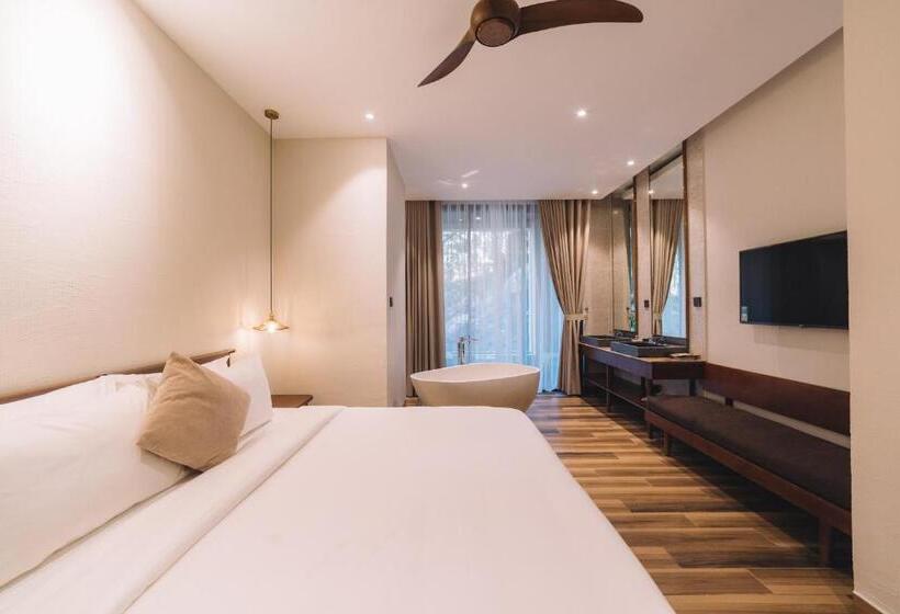 Superior Zimmer Kingsize Bett, Zen Valley Dalat