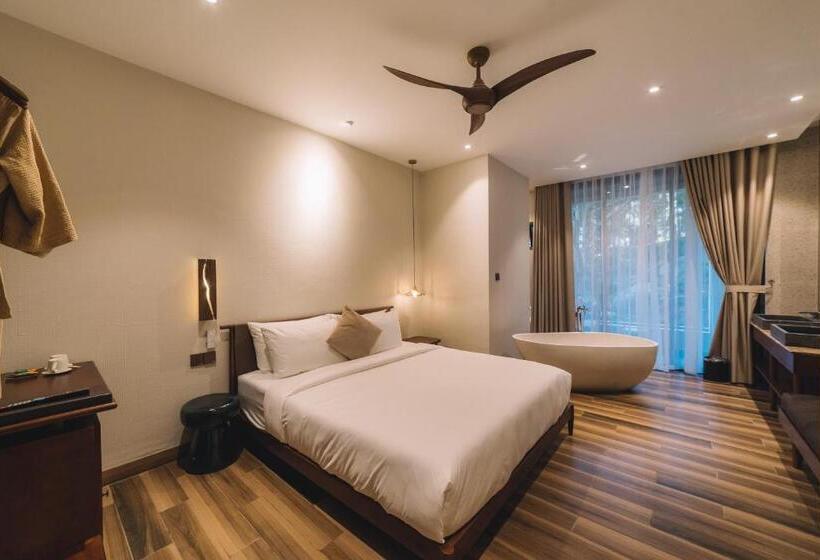 Superior Zimmer Kingsize Bett, Zen Valley Dalat