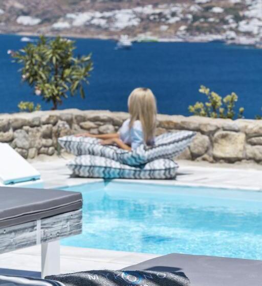2 Bedrooms Suite Sea View, Mykonos No5 Luxury Suites & Villas