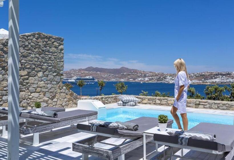 2 Bedrooms Suite Sea View, Mykonos No5 Luxury Suites & Villas