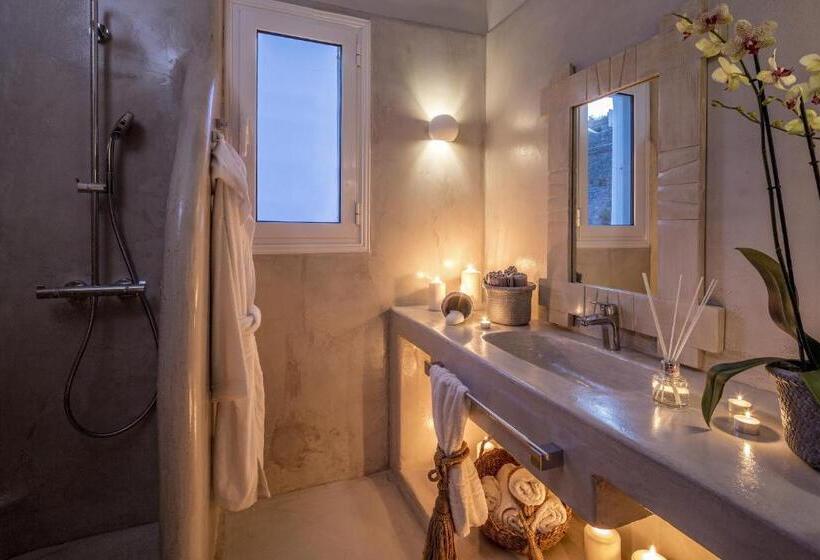 Номер Deluxe Вид на Море, Mykonos No5 Luxury Suites & Villas