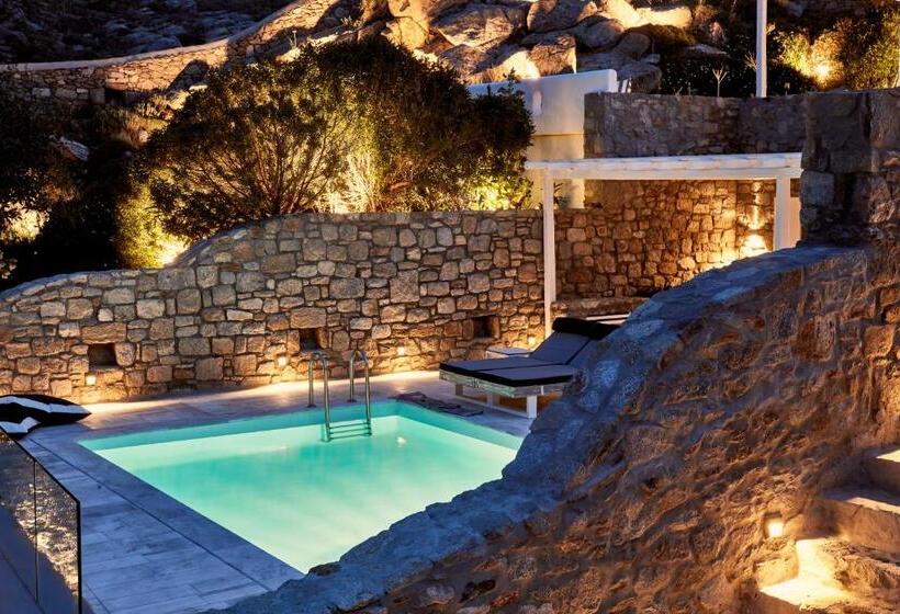 2 Bedrooms Suite Sea View, Mykonos No5 Luxury Suites & Villas