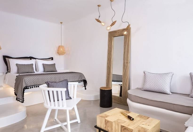 Номер Deluxe Вид на Море, Mykonos No5 Luxury Suites & Villas