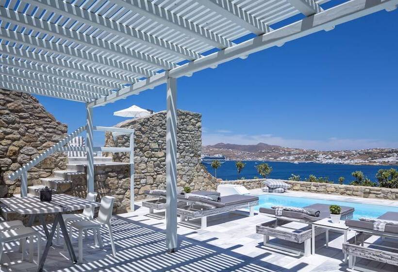 2 Bedrooms Suite Sea View, Mykonos No5 Luxury Suites & Villas