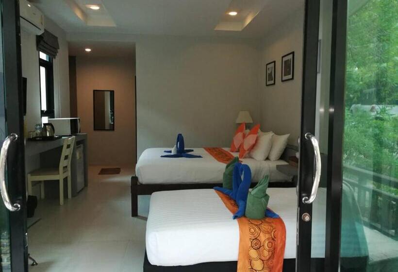 Трехместный Номер Стандарт Вид на Сад, Sun Moon Star Resort Koh Phangan