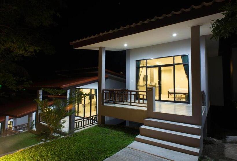 Трехместный Номер Стандарт Вид на Сад, Sun Moon Star Resort Koh Phangan