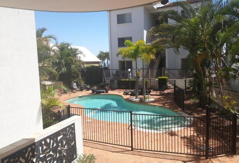 آپارتمان 1 خوابه با چشم‌انداز استخر, Santalina On Hervey Bay