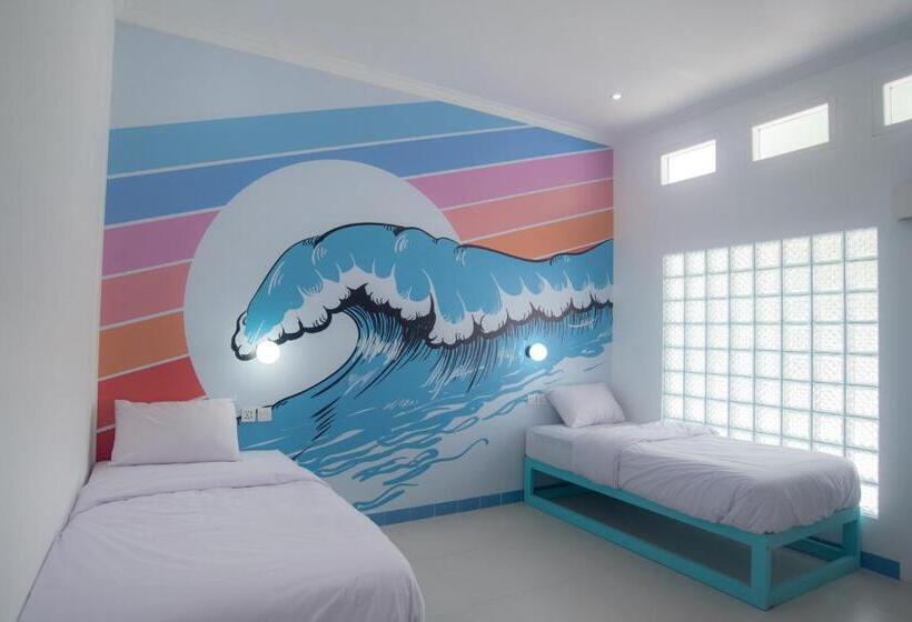 标准间, Mad Monkey Kuta Lombok