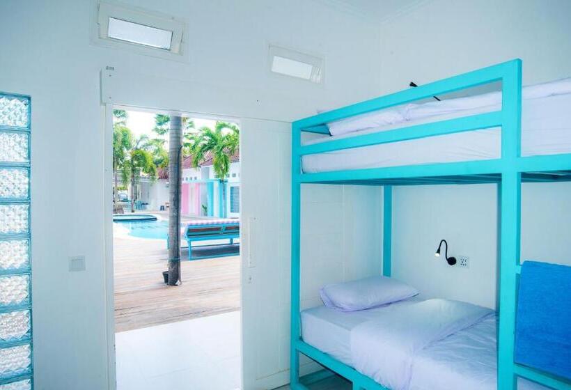 共用房间的床, Mad Monkey Kuta Lombok