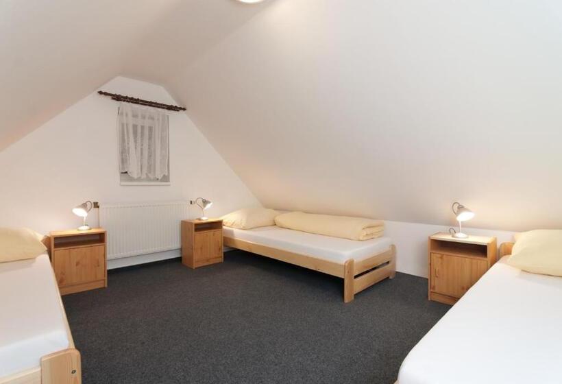 غرفة قياسية ثلاثية مزودة بشرفة, Pension Katty