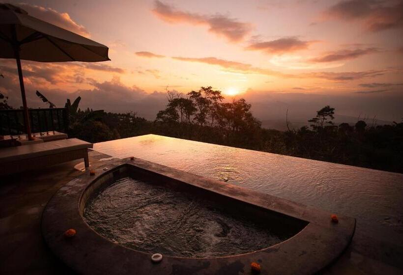 וילה עם חדר שינה אחד ובריכת שחיה, Munduk Moding Plantation Nature Resort