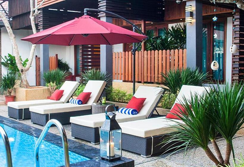 اتاق لوکس با چشم‌انداز استخر, Palette Telaga Terrace Boutique Resort