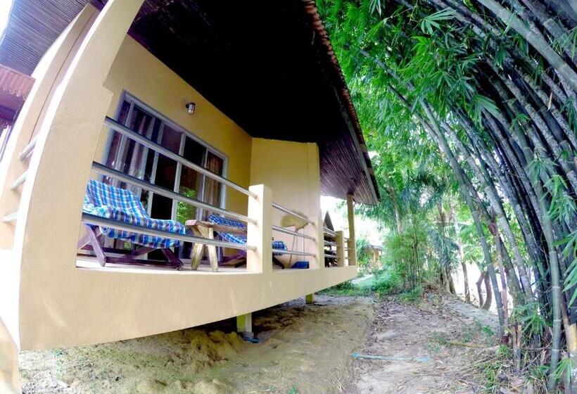 Standard bungalow river view, Khao Sok Morning Mist Resort