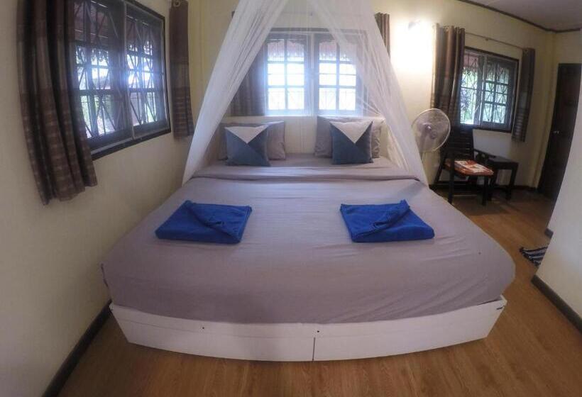 Standard bungalow river view, Khao Sok Morning Mist Resort