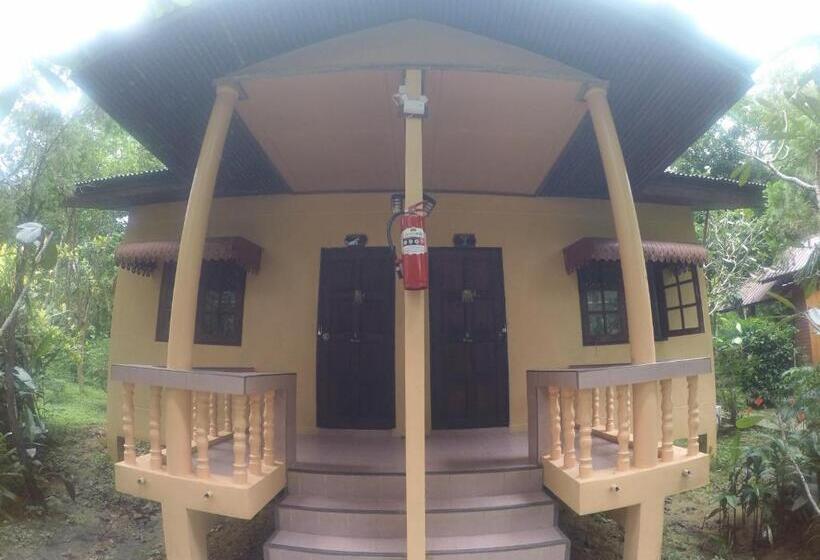 Standard bungalow river view, Khao Sok Morning Mist Resort