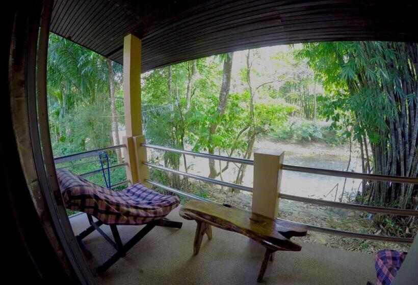Standard bungalow river view, Khao Sok Morning Mist Resort