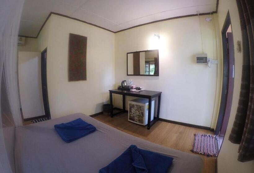 Standard bungalow river view, Khao Sok Morning Mist Resort